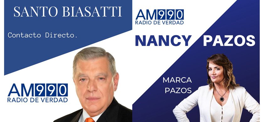 TOTALMEDIOS - La AM 990 suma programas con Santo Biasatti y Nancy Pazos